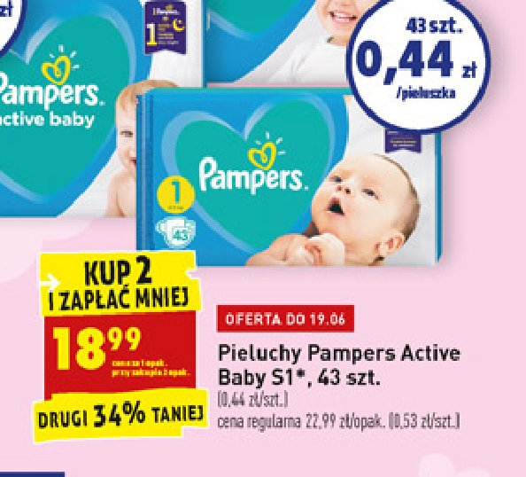 pampers new baby dry 1 promocja