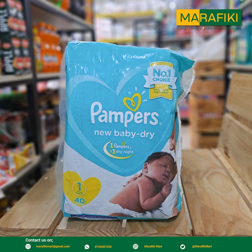 pampers new baby dry 1cena