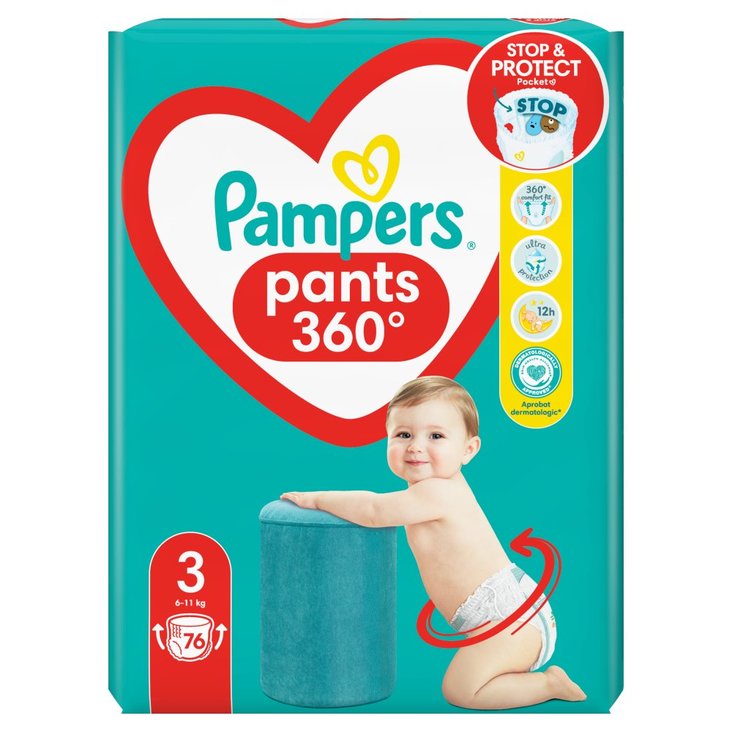 pampers pants 3 60 szt