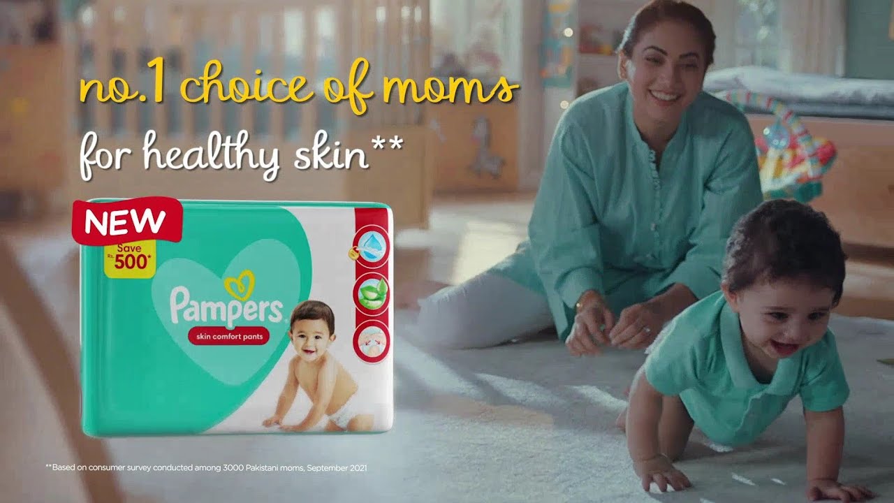 pampers pants commercial