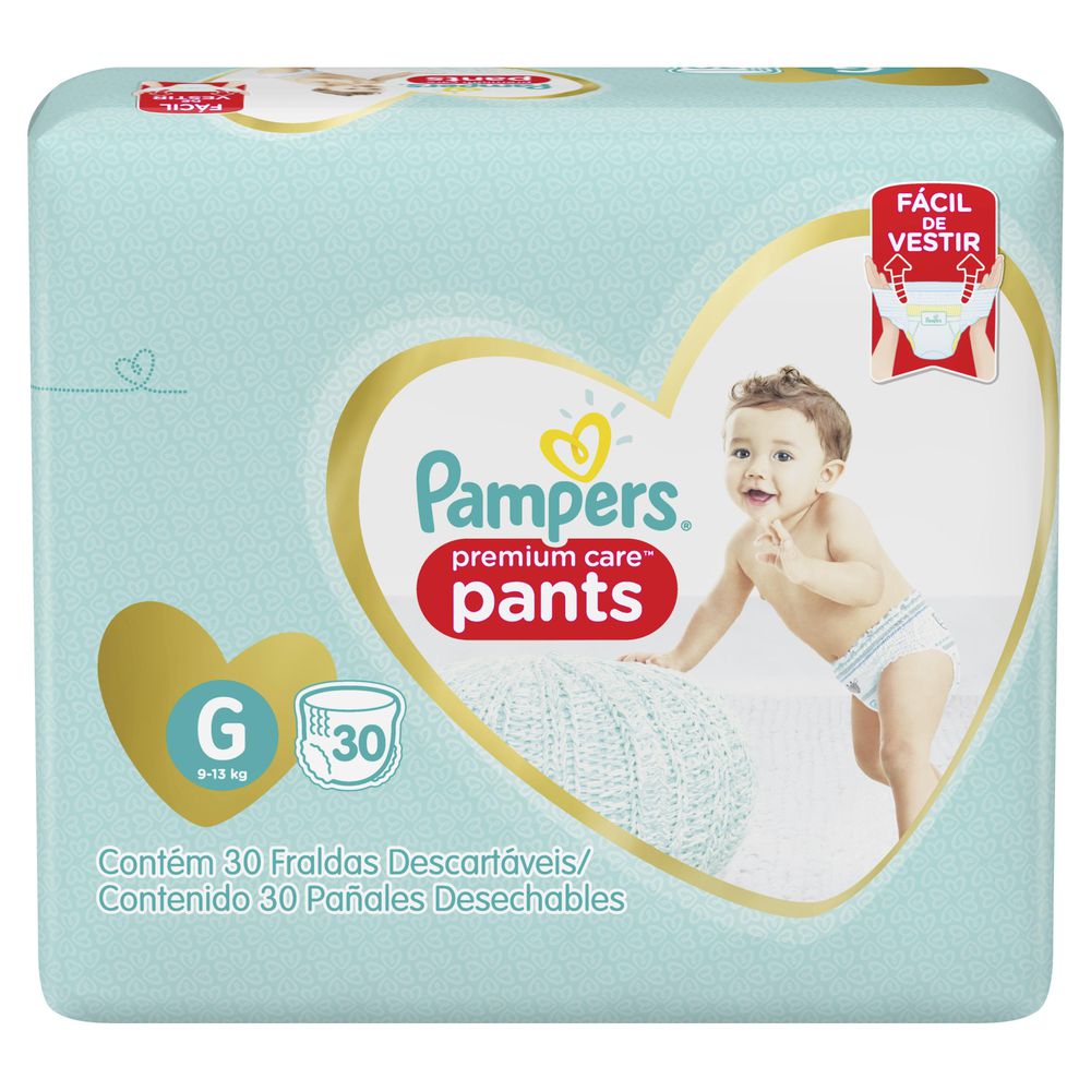 pampers pants niebieski pasek