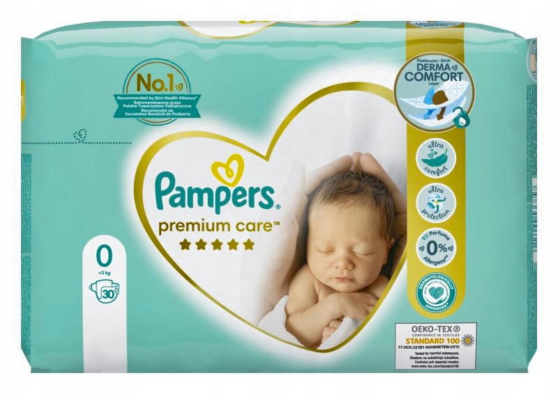 pampers piekuszki jednorazowe dla niemowlaka 0