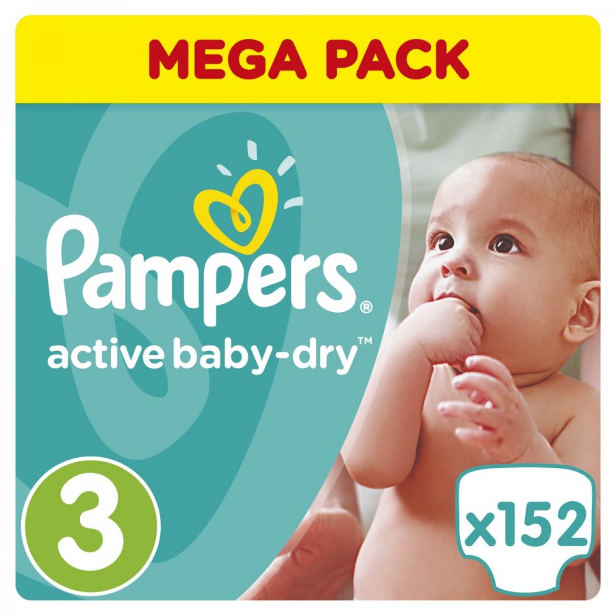 pampers pieluchy active baby 3 midi 5-9kg 103szt