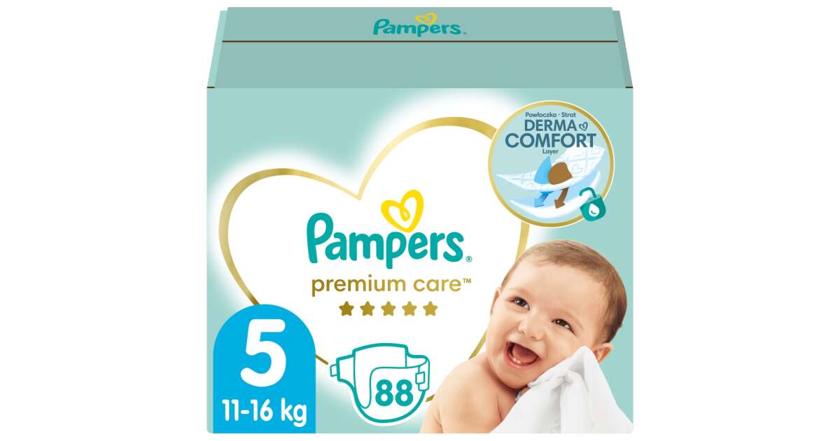 pampers premium care 1 2-5kg 88szt