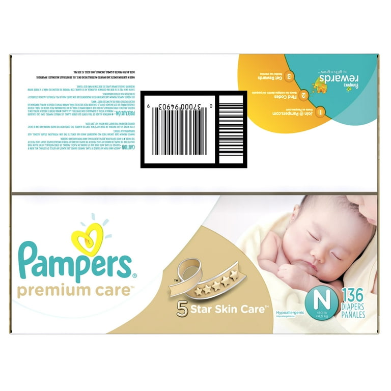 pampers premium care 1 2-5kg 88szt