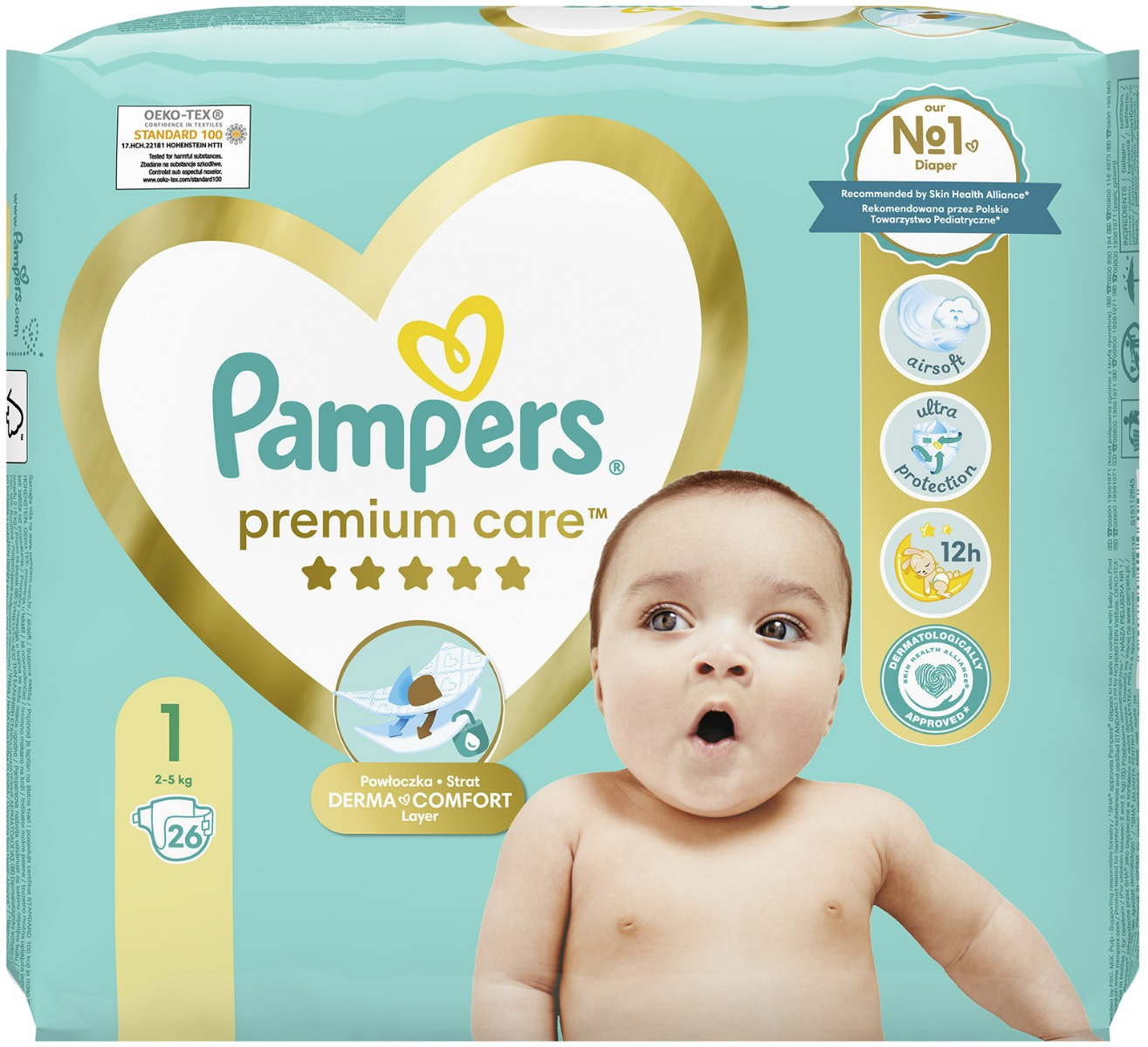 pampers premium care 1 88 szt cena