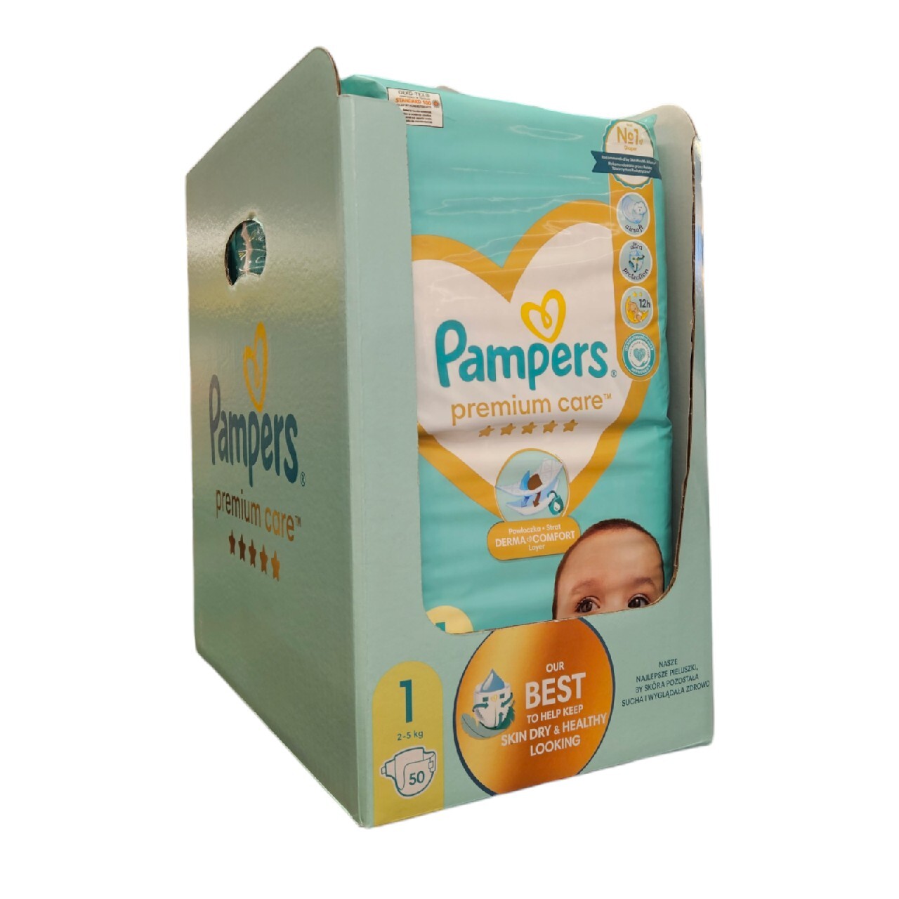 pampers premium care 1 duze opakowanie