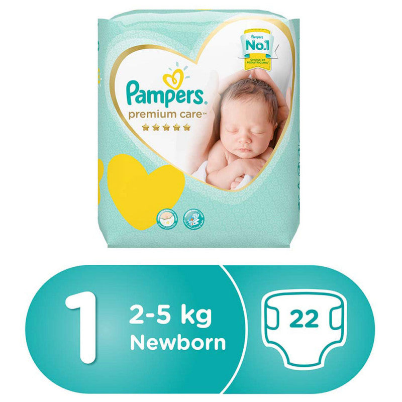 pampers premium care 1 newborn 2-5 kg