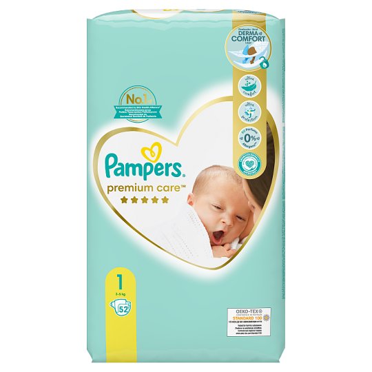 pampers premium care 1 tesco cena