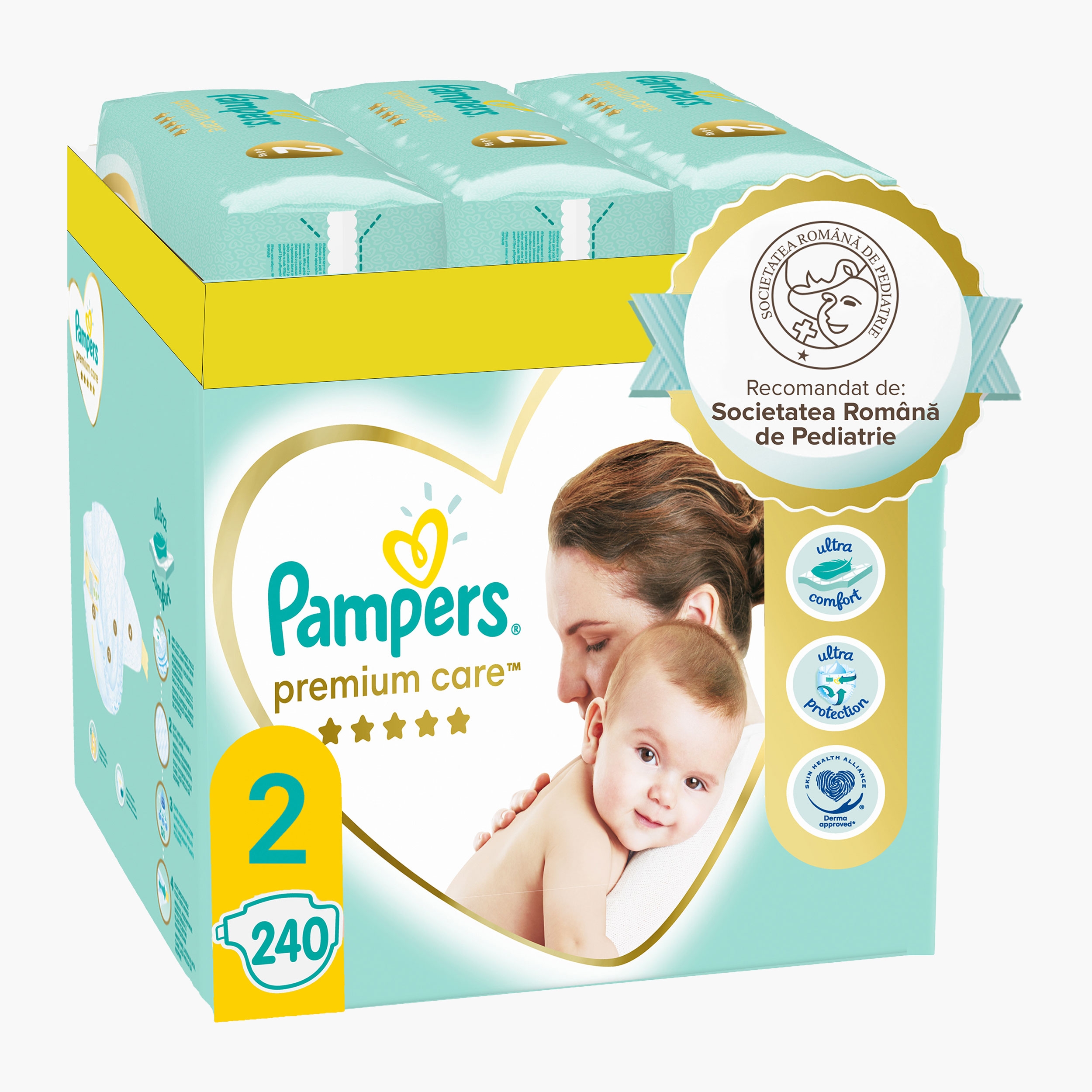 pampers premium care 2 240 buc