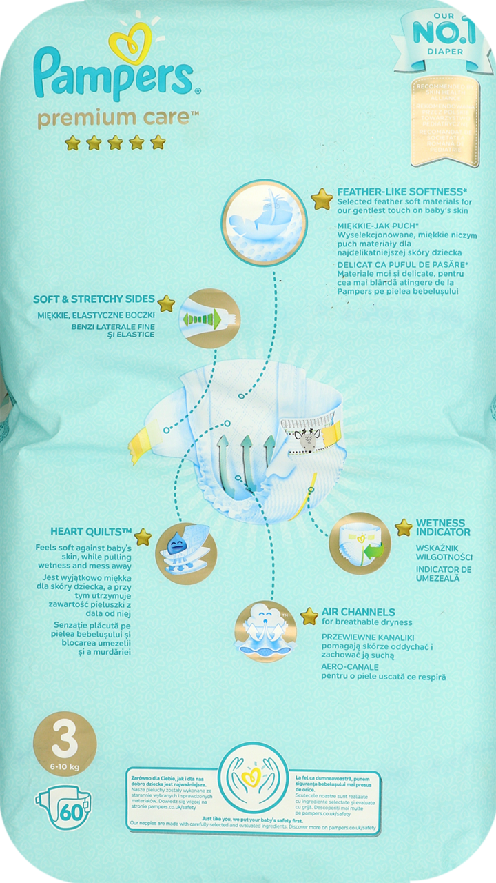 pampers premium care 3 60 szt rosmann