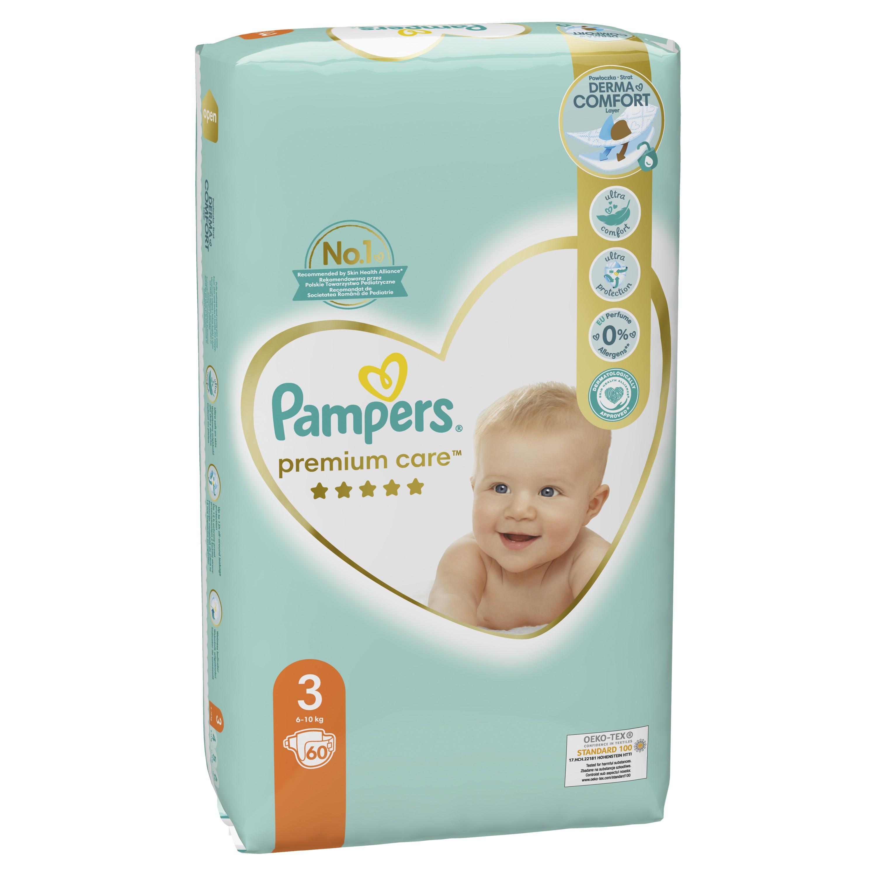 pampers premium care 3 60