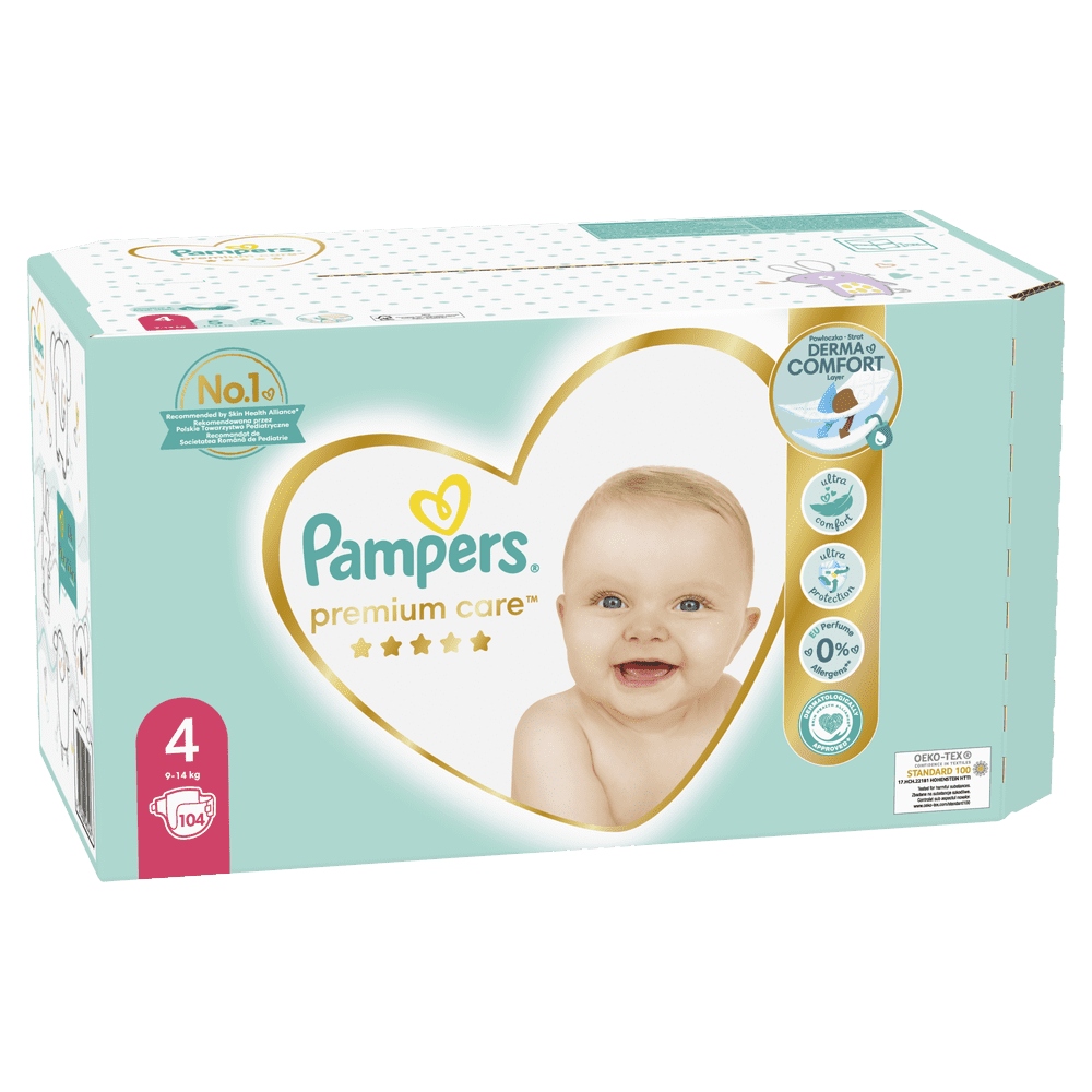 pampers premium care 4 104 sztuki cena