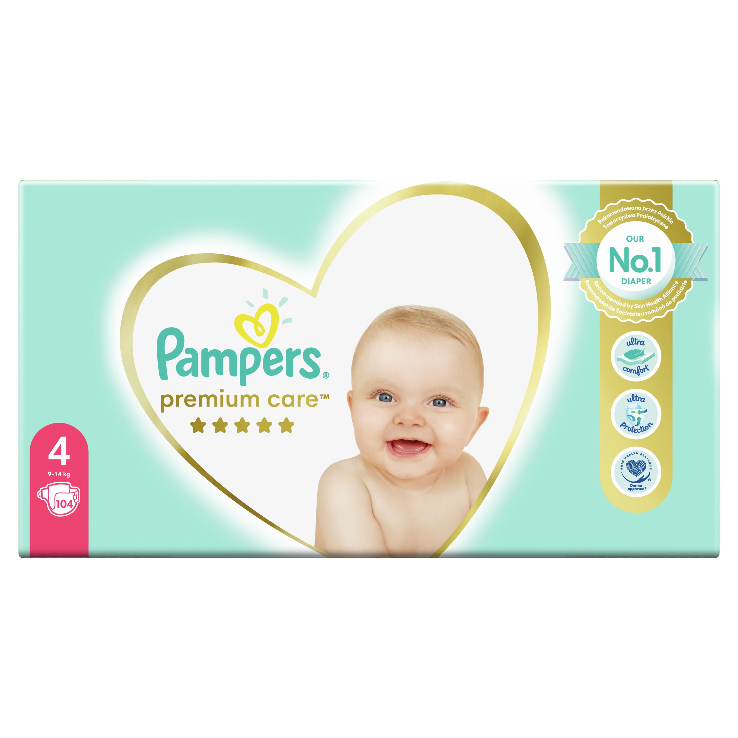 pampers premium care 4 mega box