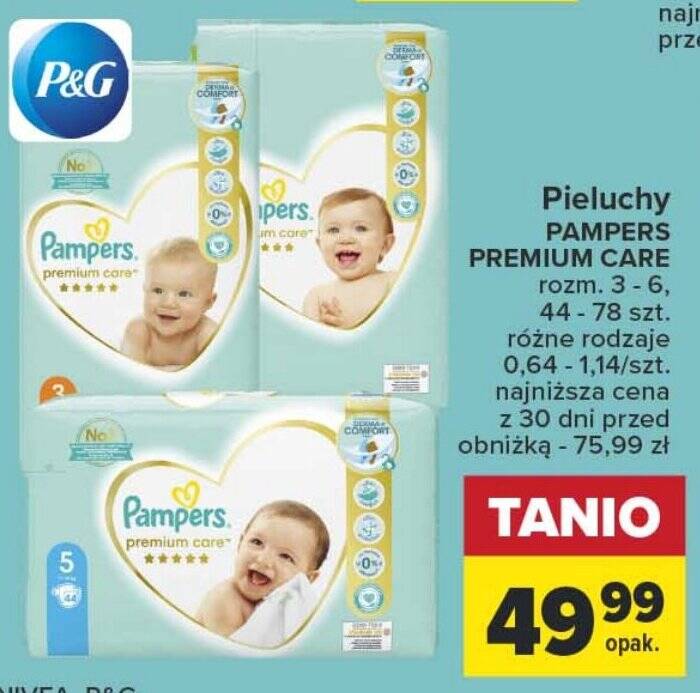 pampers premium care carrefour promocja