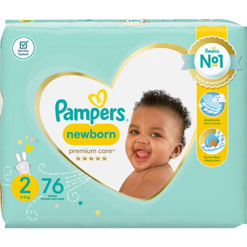 pampers premium care new born