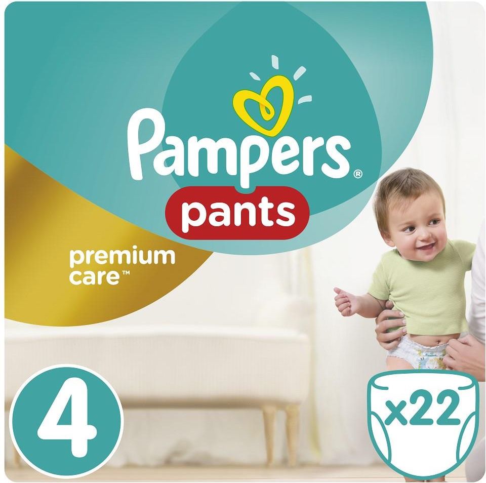 pampers premium care pants 4 22 sztuk