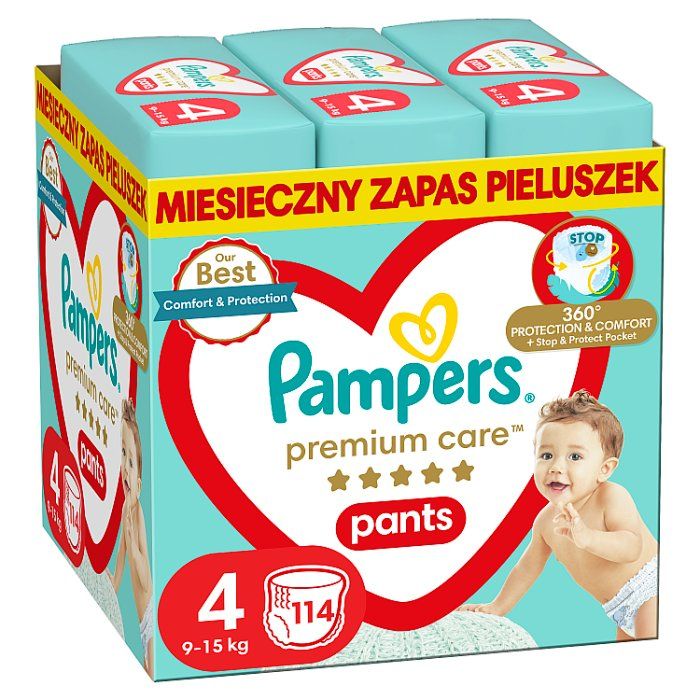 pampers premium care pants pieluchomajtki 4 maxi