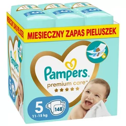 pampers premium care pieluchy rozmiar 5 junior 112