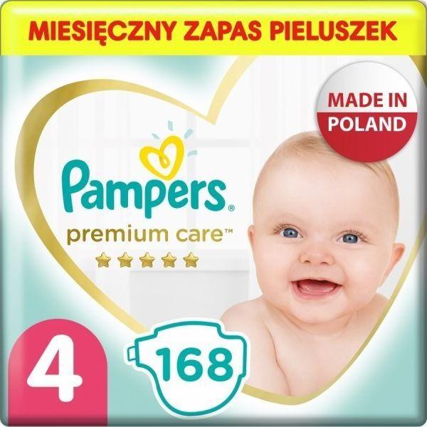 pampers premium care pieluchy rozmiary 1 2 168 sztuk