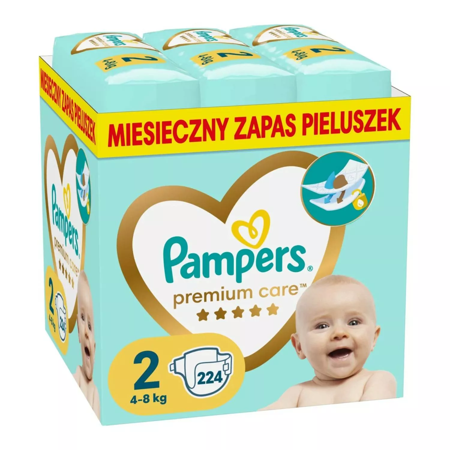 pampers premium care rozmiar 4 cena