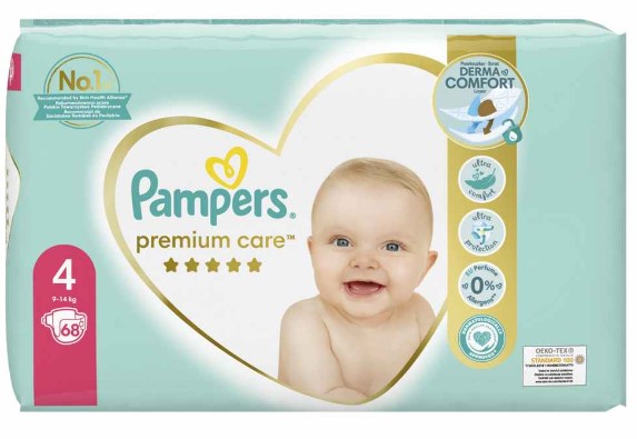 pampers premium care rozmiar 4 cena