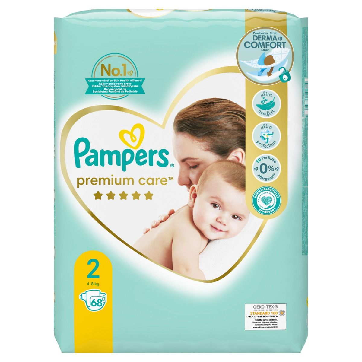 pampers premium care siateczka w srodku