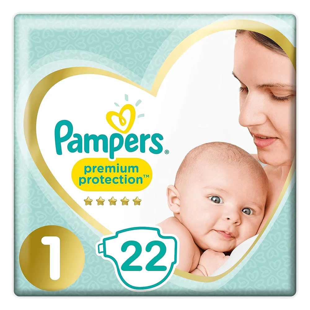 pampers premium protection 1 22szt