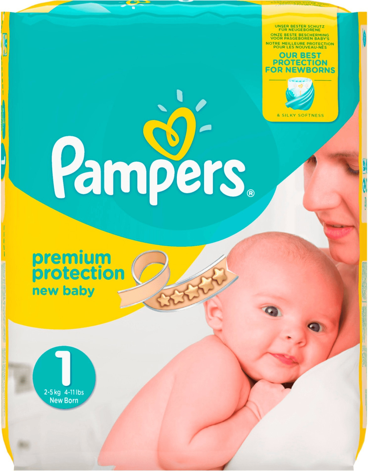 pampers premium protection 1 72 szt