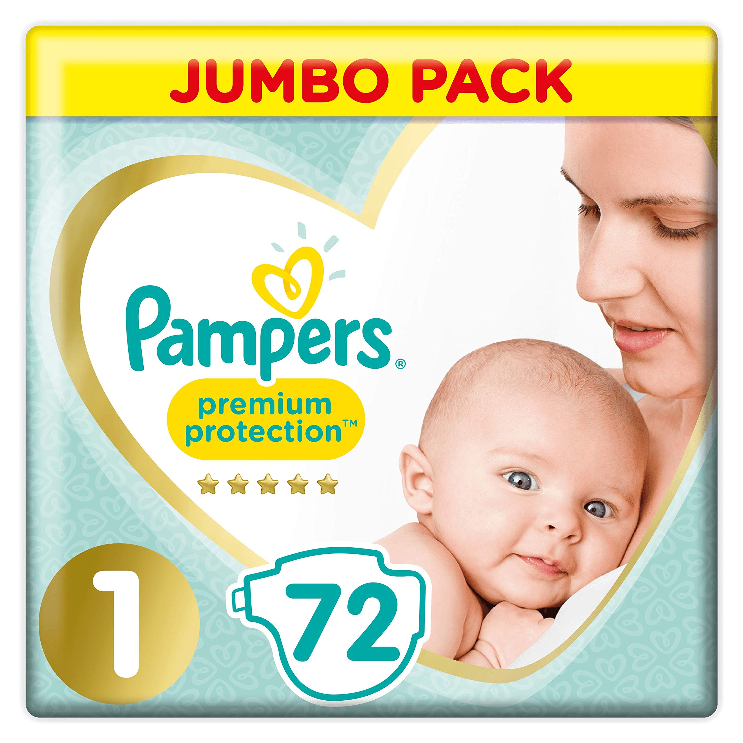 pampers premium protection 1 72 szt