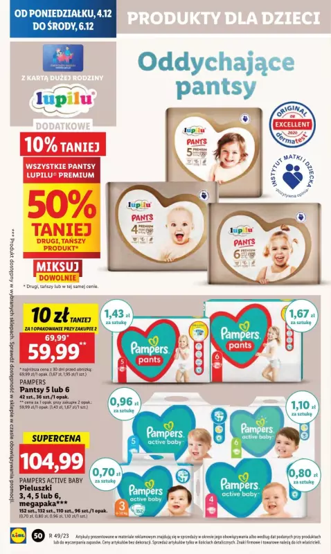 pampers promocja lidl 2019