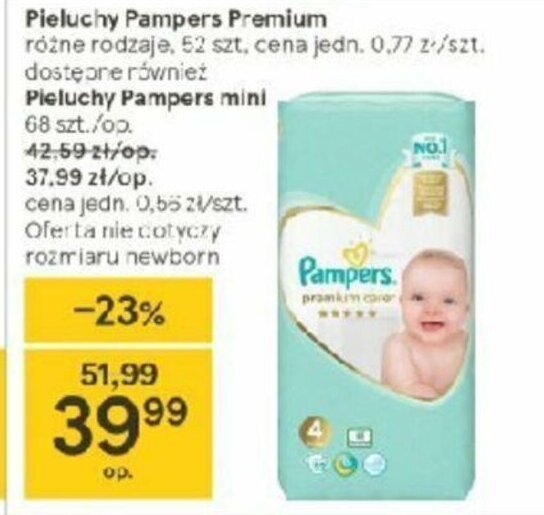 pampers promocja tescp