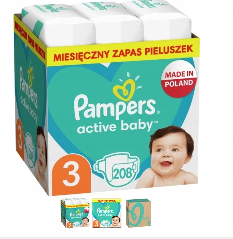 pampers przesikany
