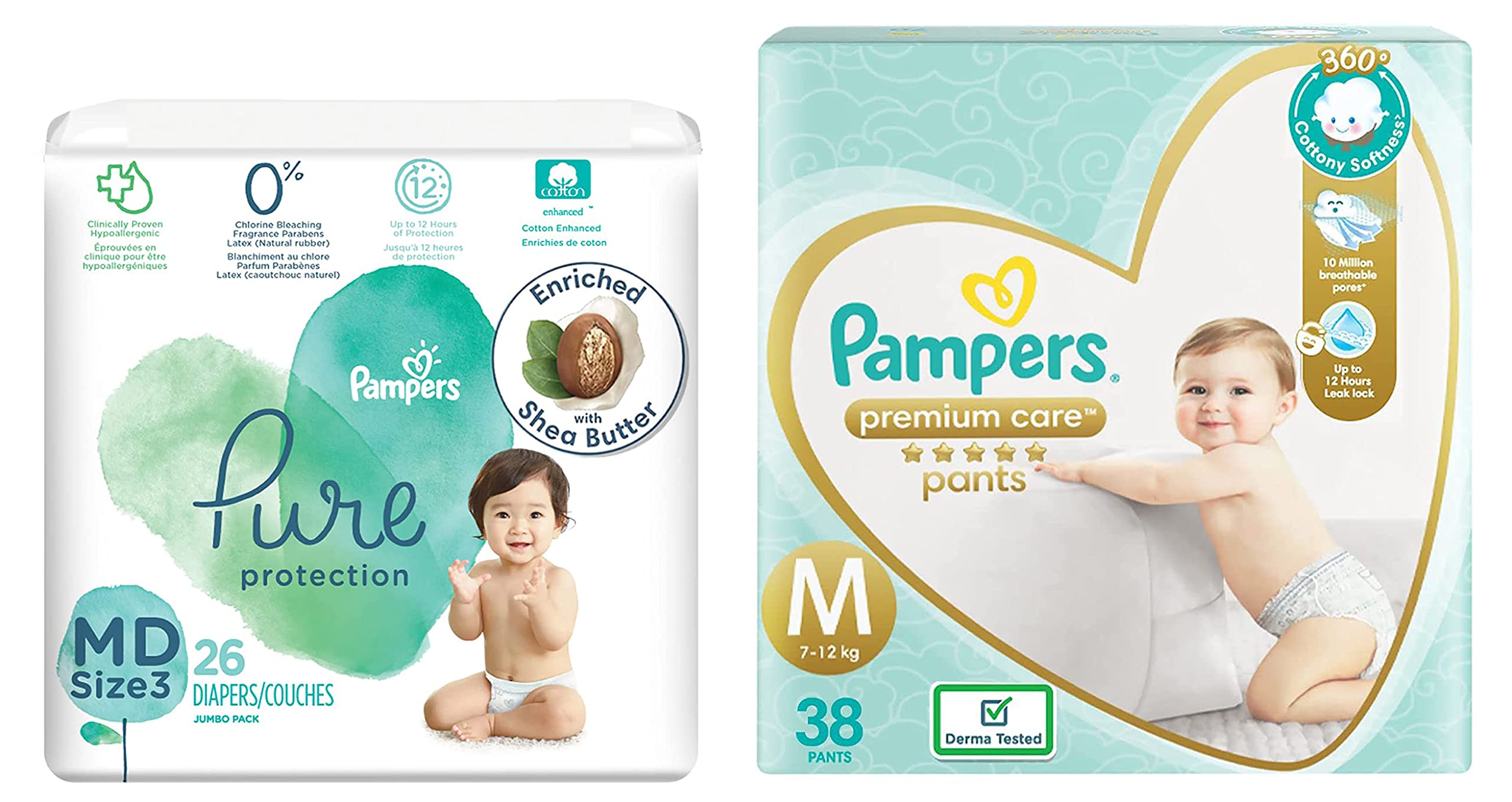 pampers pure a premium care