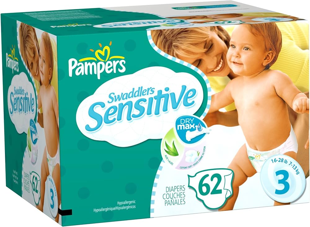 pampers sensitive 3 tanio