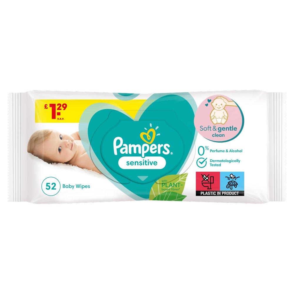 pampers sensitive baby wipes