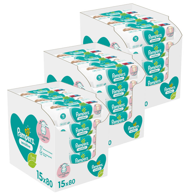 pampers sensitive billendoekjes