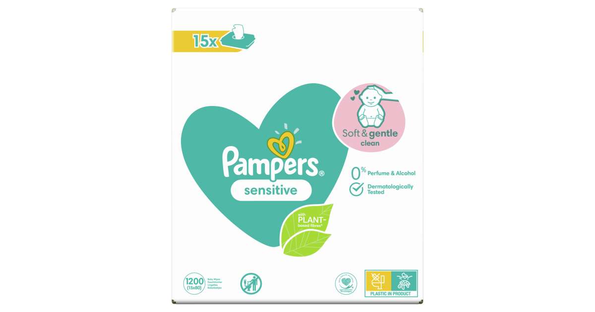 pampers sensitive chusteczki 6