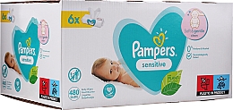 pampers sensitive chusteczki 6