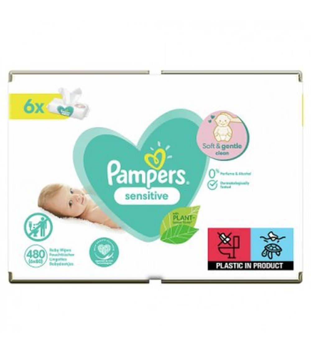 pampers sensitive chusteczki 6 ceneo