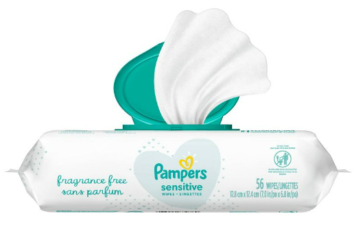 pampers sensitive wipes