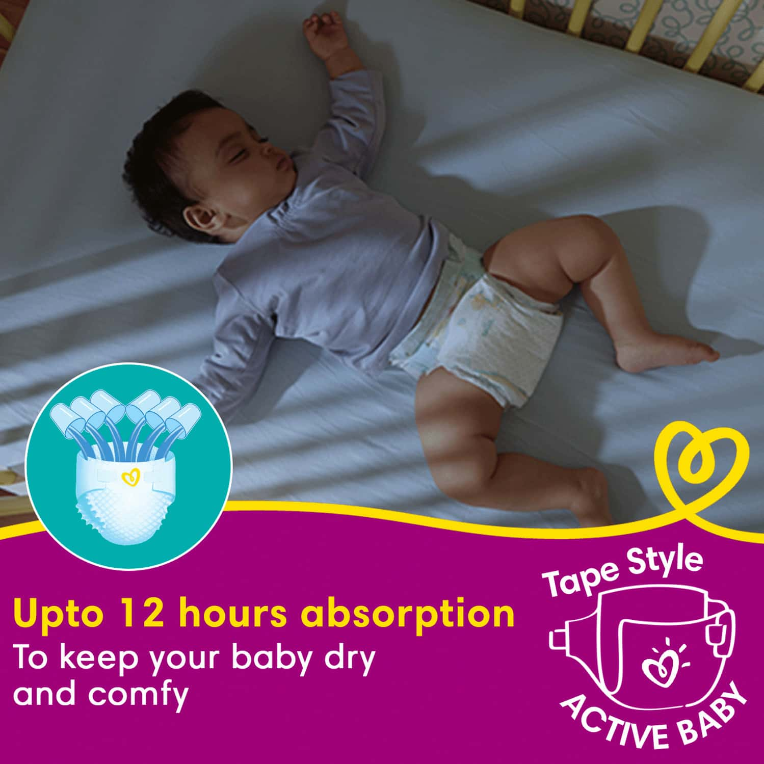 pampers sleep active baby dry