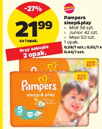 pampers sleep and pla gazetka netto