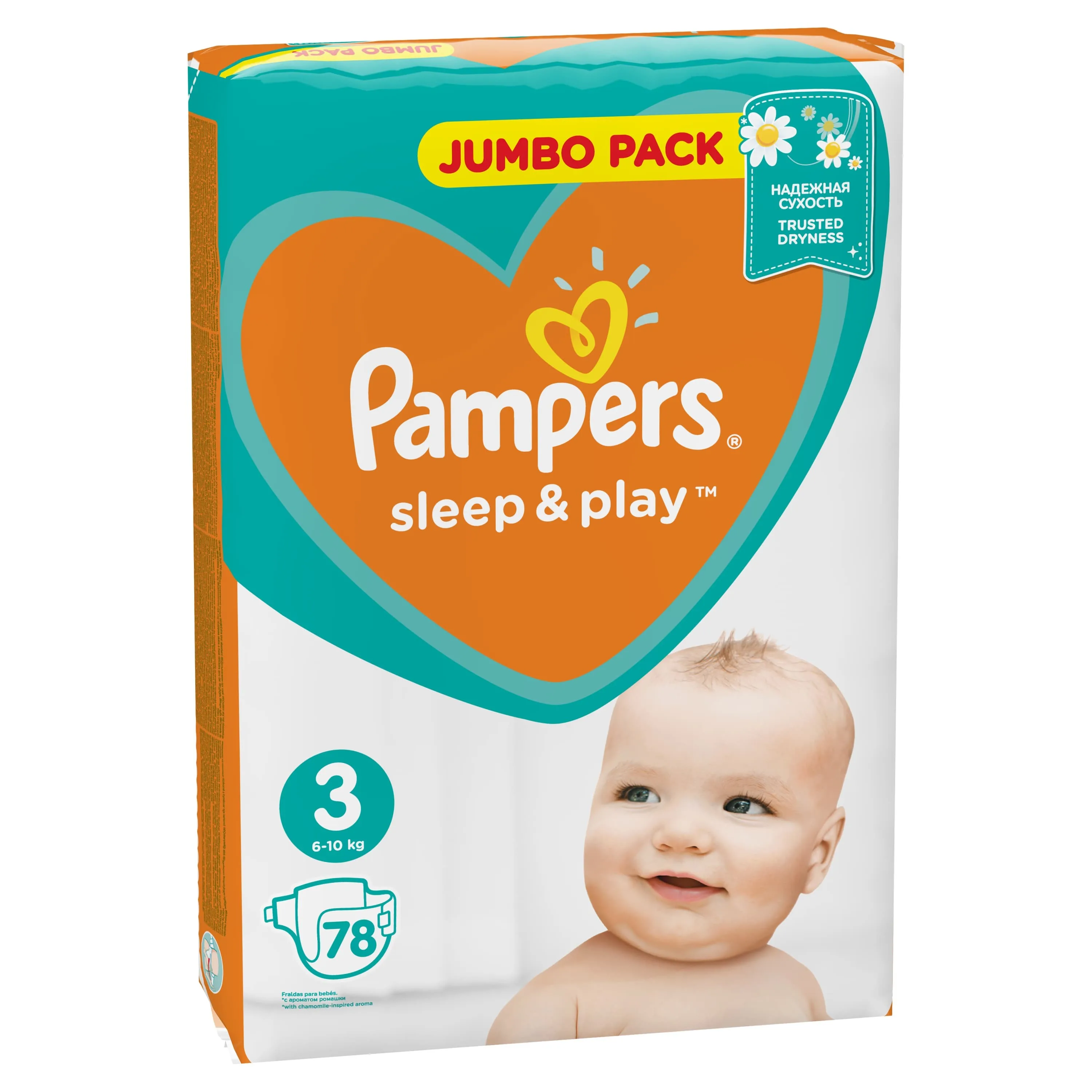 pampers sleep and play 3 78sztuk