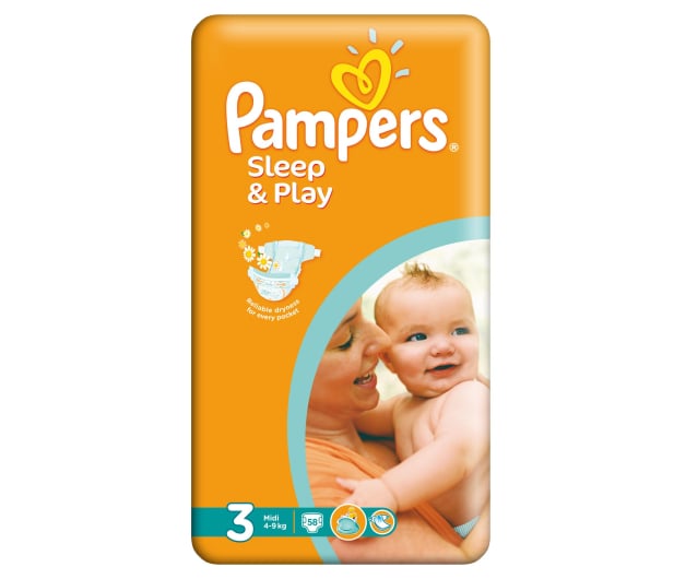 pampers sleep&play rozmiar 3 58 sztuk