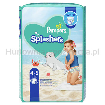 pampers splashers r4-5 11 jednorazowych pieluch do pływania