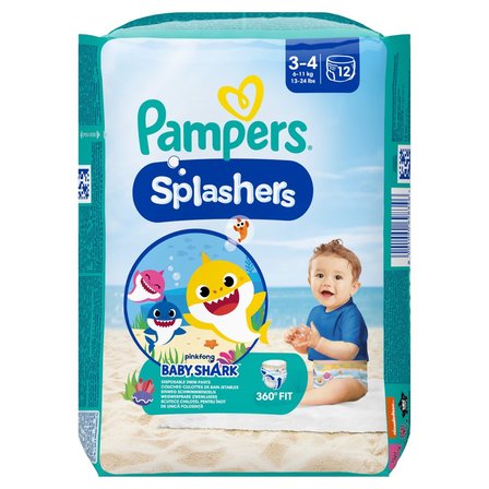 pampers splashers rozmiary