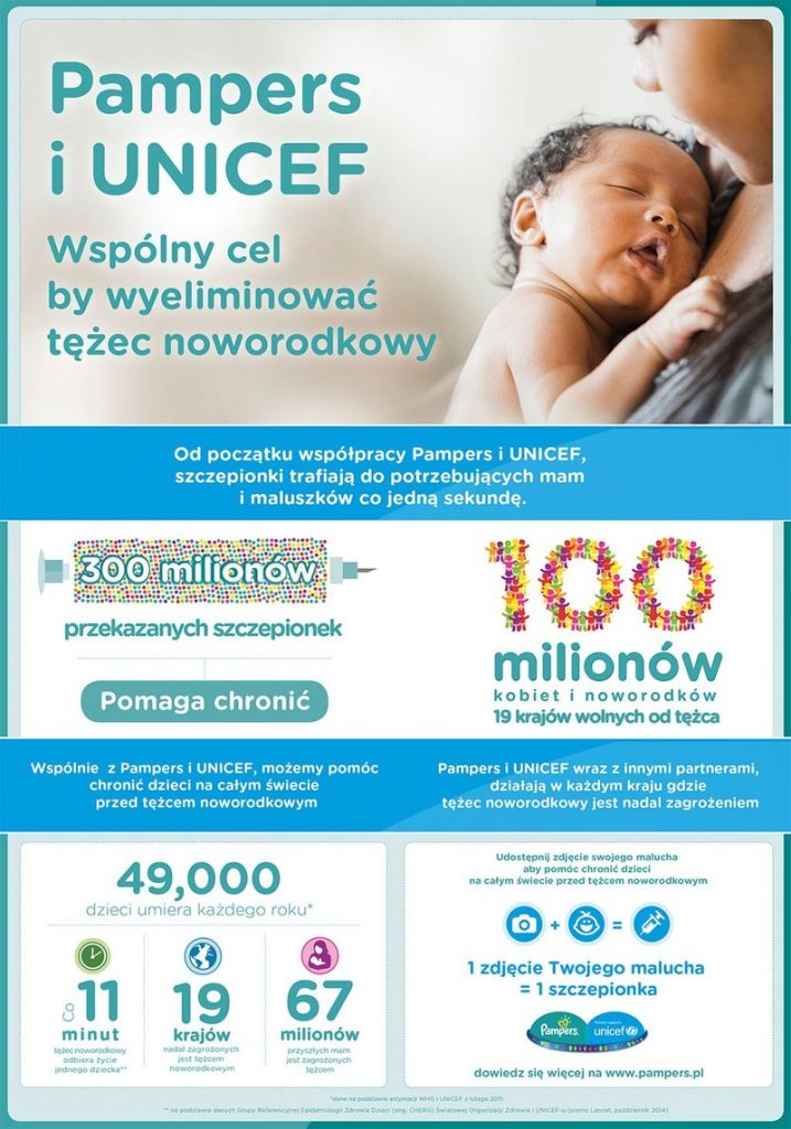 pampers szczepionka