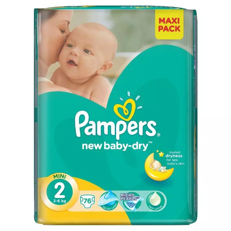 pampersy pampers 3 76szt