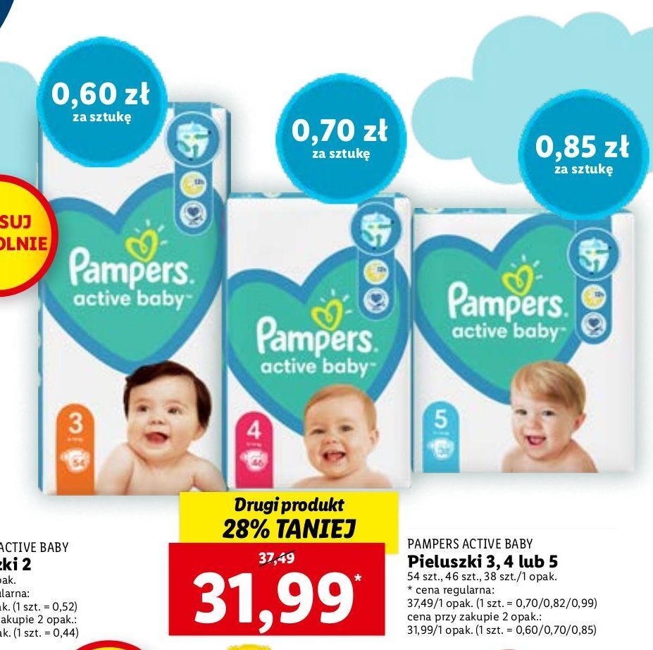 pampersy pampers lidl 4